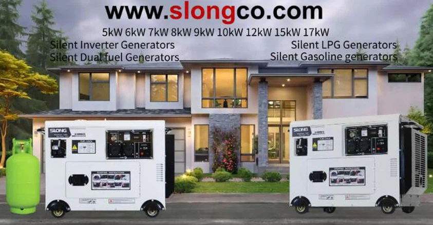 10KW dual fuel generator gas genset 10KW dual fuel generator gas genset